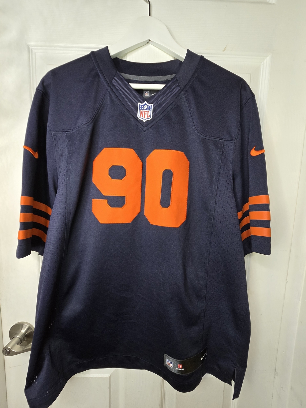 Nike NFL Chicago Bears Julius Peppers 90 Hall of Fame Jersey Men Medium On Field